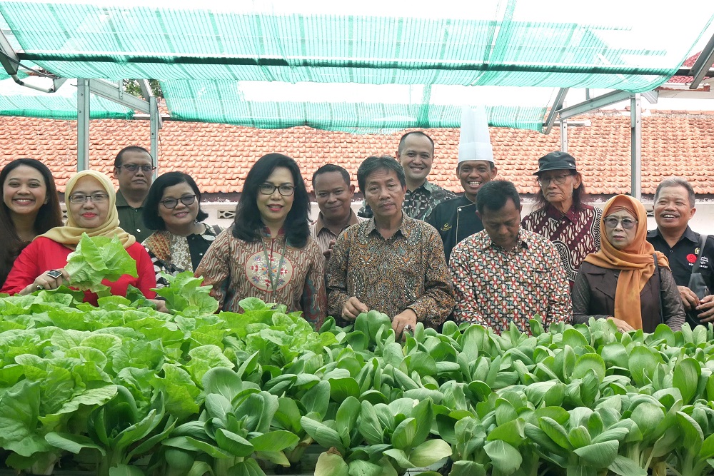 Pemanfaatan Ruang Pengolahan POC & Panen Hidroponik di The Phoenix Hotel Yogyakarta