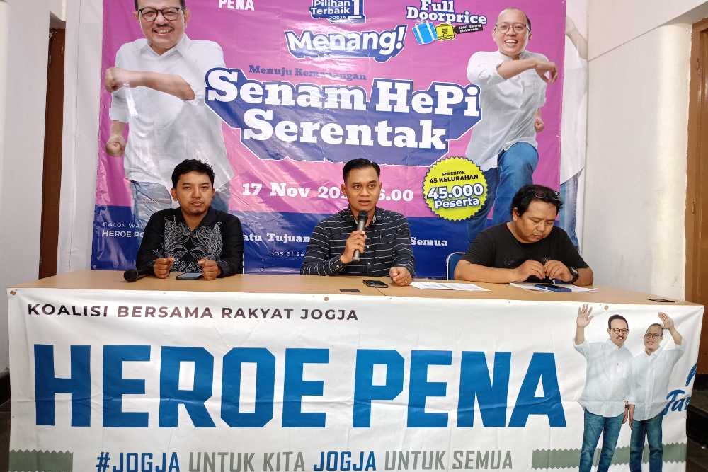 Heroe-Pena Ajak 45.000 Warga Kota Jogja Senam Bersama