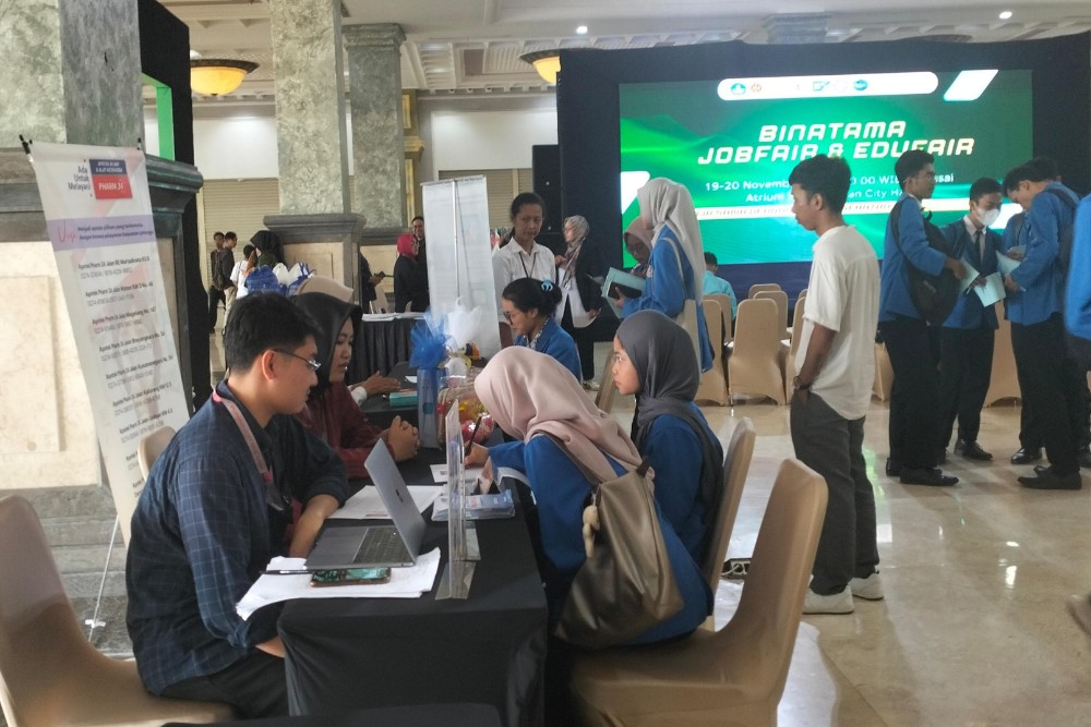 Beri Wawasan Peluang Karier dan Studi Lanjut, SMK Binatama Gelar Jobfair