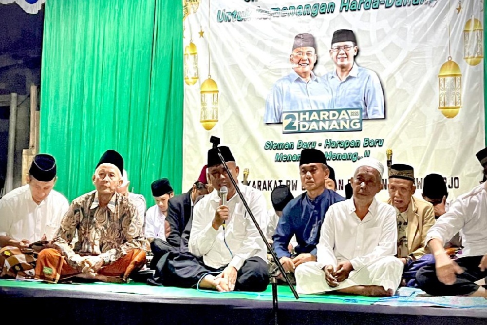 Warga Garan Denokan Gelar Selawat dan Doa Bersama untuk Kemenangan Harda-Danang