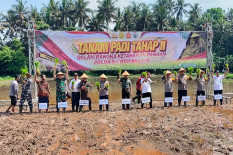 Dukung Ketahanan Pangan, Polda DIY Produktifkan Lahan Kadar Keasaman Tinggi di Galur