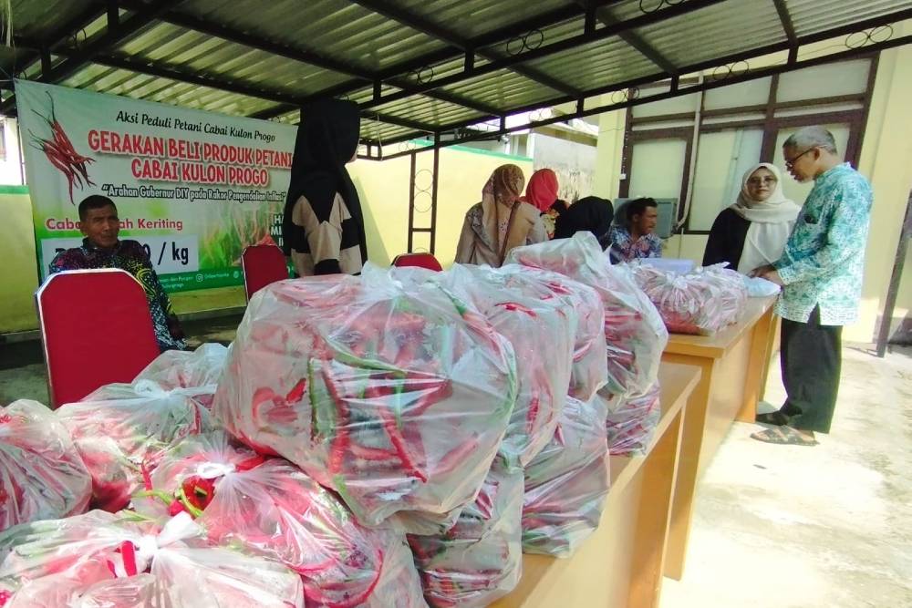 Selamatkan Petani karena Harga Cabai Anjlok, Pemkab Kulonprogo Gelar Bazar dengan Harga Tinggi