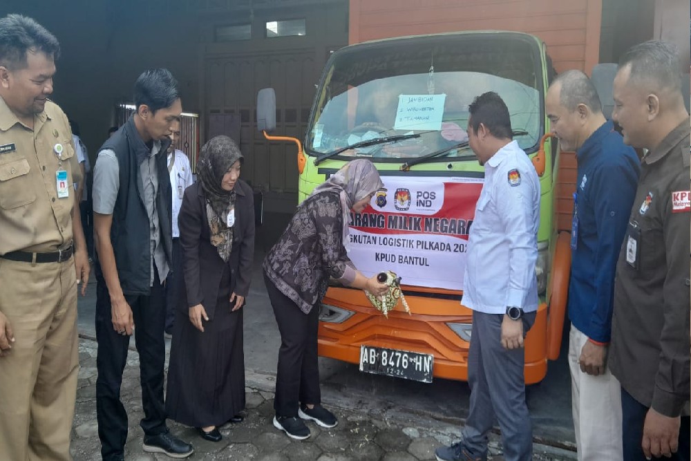 Logistik Pilkada Bantul Mulai Didistribusikan ke Ribuan TPS