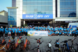 Tingkatkan Sinergi, Bank BPD DIY Ajak Mitra Gowes Bareng