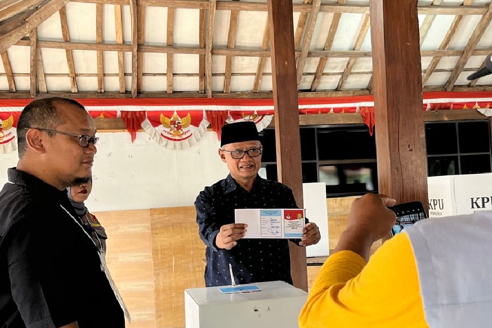 Nyoblos di Pilkada Bantul, Haedar: Hal yang Mengganjal di Pemilu Harus Berakhir di Pilkada