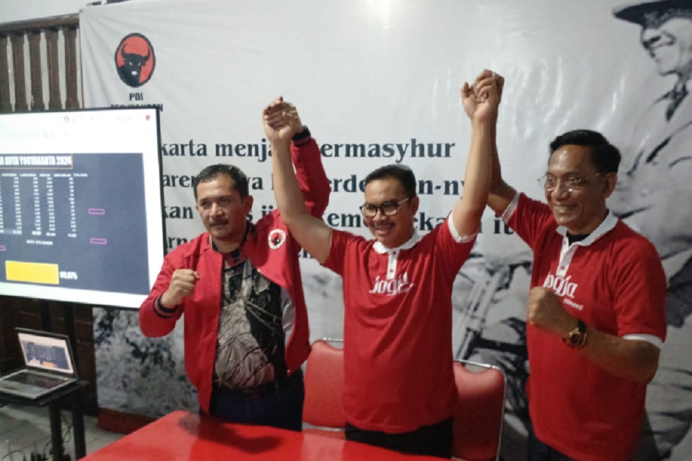 DPC PDI Perjuangan Kota Jogja Ucapkan Terima Kasih, Kemenangan Hasto dan Wawan adalah Wajah Kemenangan Rakyat