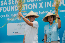 Rabu Biru Foundation dan InJourney Kolaborasi Sukseskan Pertanian Berkelanjutan dengan Teknologi Drone