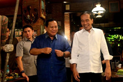 Jokowi Bertemu Prabowo di Omah Kertanegara