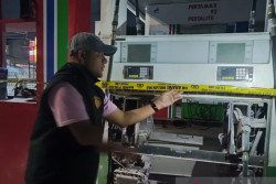 Mesin Pompa SPBU Meledak, Operator Wanita Alami Luka Bakar