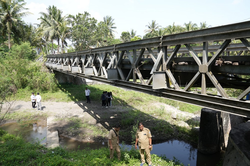 Habiskan Anggaran Rp12,5 Miliar, Perbaikan Jembatan dan Gorong-Gorong di Sleman Berjalan Lancar