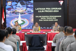 Polda DIY Gelar Latihan Pra Operasi Lilin Progo 2024 Jelang Libur Natal dan Tahun Baru