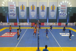 Hari Kedua Yogya Volley Cup 2024 Baja 78 Ungguli Yuso Yogyakarta