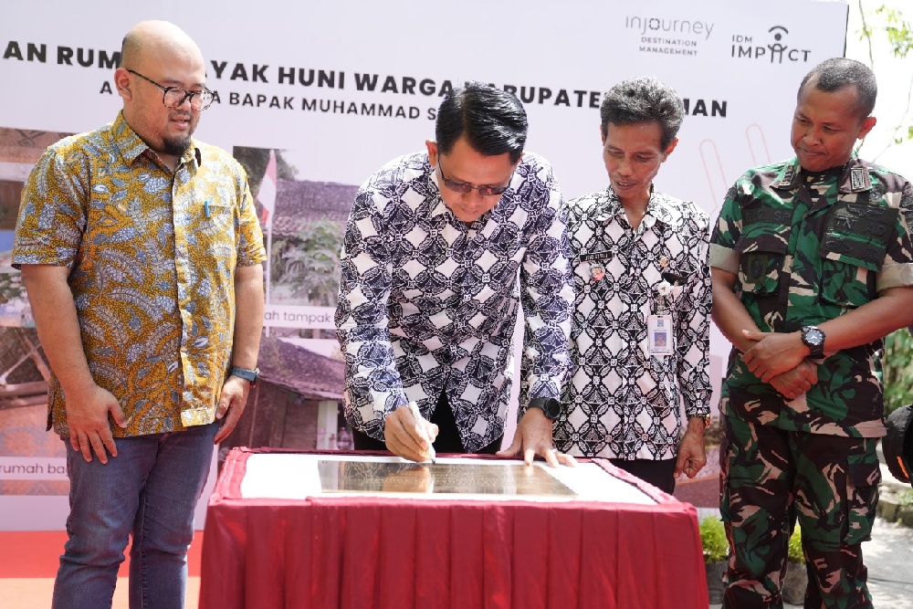 Dukung Pengentasan Kemiskinan di Sleman, InJourney Destinations Bangun Rumah Layak Huni