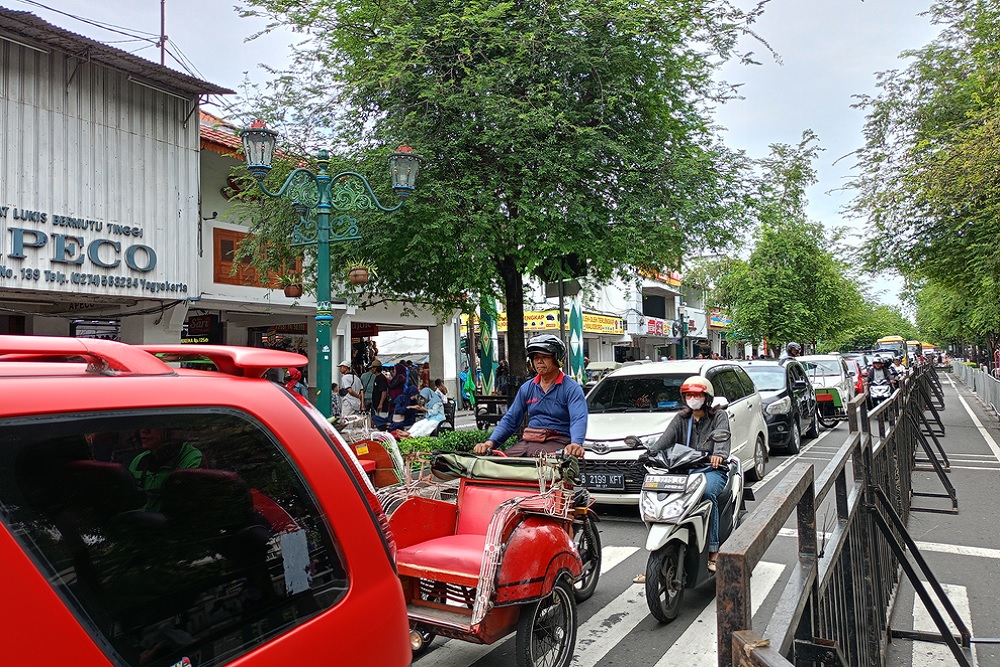 Jelang Malam Pergantian Tahun, Malioboro Padat Merayap