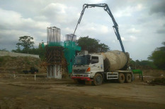 Konstruksi Tol Jogja-Solo Terus Dikebut, Ruas Trihanggo-Junction Sleman Bersiap Stressing Girder