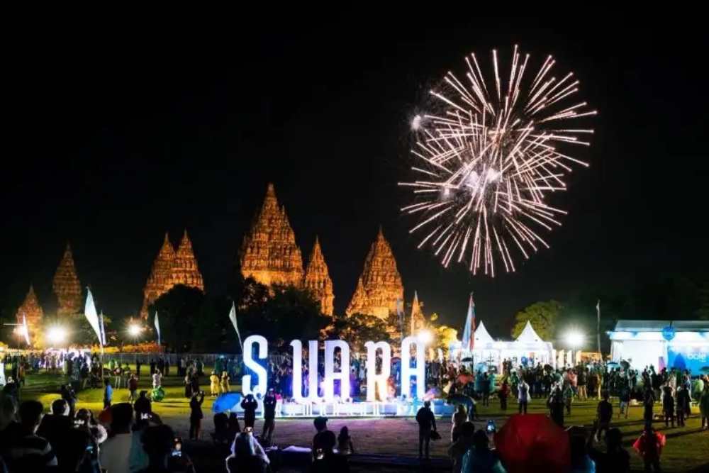 Diakui Dunia, Perayaan Tahun Baru di Candi Prambanan Jadi Salah Satu World Top New Years Eve