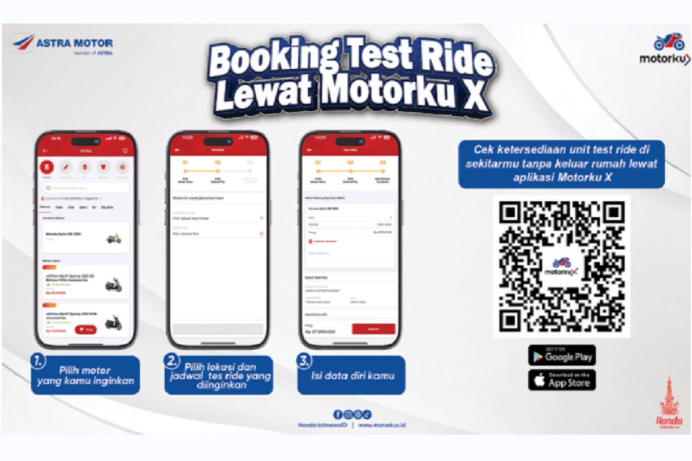 Beri Kemudahan bagi Pengguna dengan Fitur Booking Test Ride di Aplikasi Motorku X