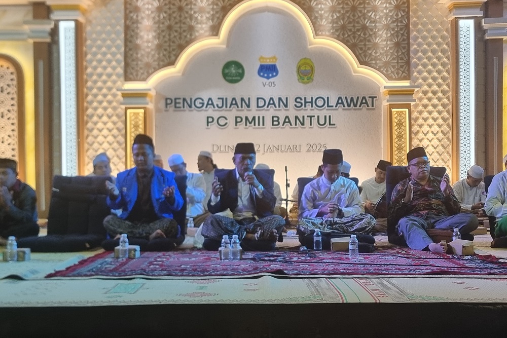 Pengajian dan Selawat Tutup Kegiatan PKL di Dlingo Bantul