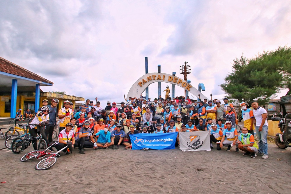 Jogja Folding Bike Rayakan Ulang Tahun ke-16 dengan Gowes Bersama