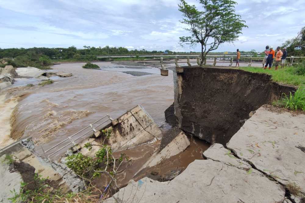 Groundsill Srandakan Ambrol, Jembatan Progo Terancam