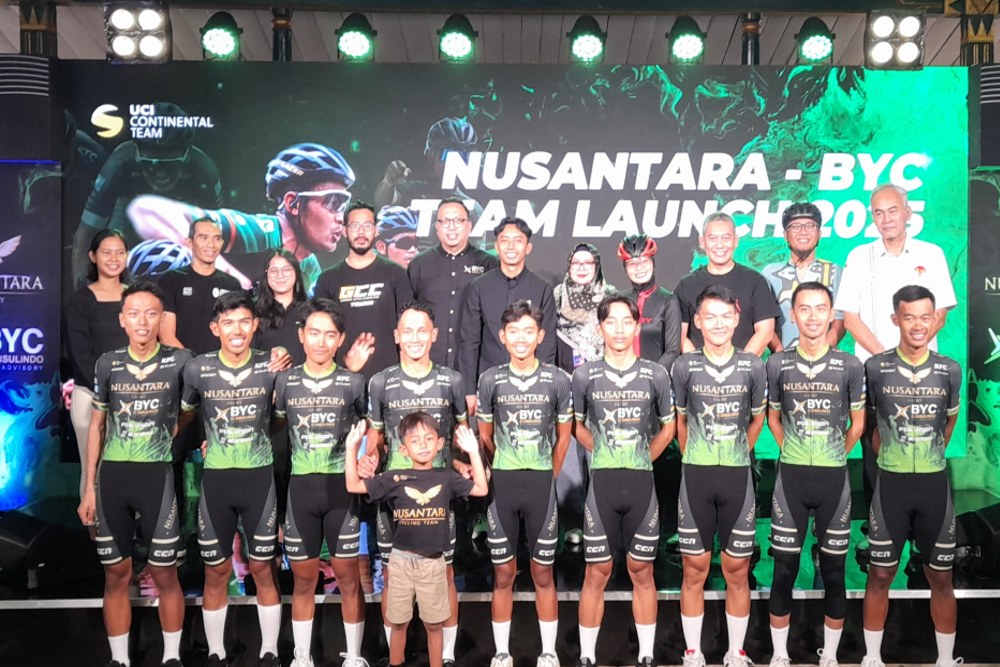 Gandeng Sponsor Baru, Nusantara BYC Cycling Siap Berkompetisi di Kancah Internasional