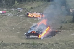 KKB Papua Bakar Gedung Sekolah dan Kantor Kampung di Puncak