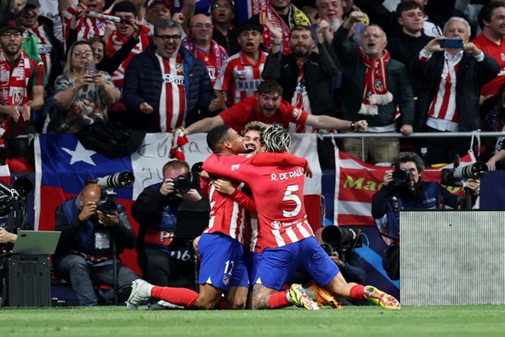 Atletico Madrid Gasak Getafe dengan Skor 5-0 di Perempat Final Piala Raja Spanyol