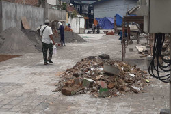 Pedagang Sudah Direlokasi, Akses Masuk Teras Malioboro Beskalan Justru Belum Kelar Dibangun