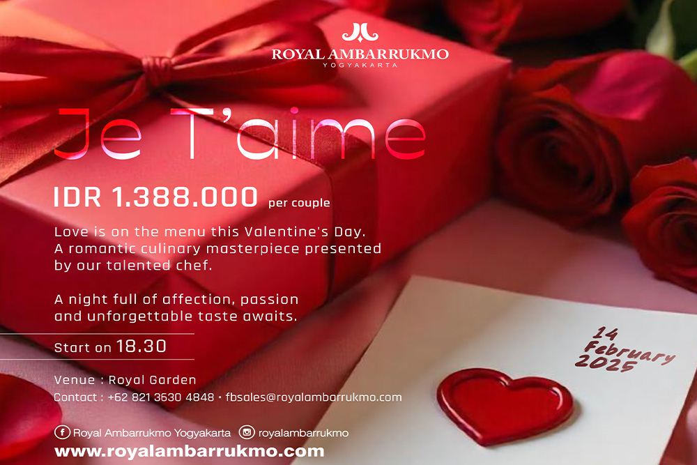 Hangat dan Intimnya Romantic Dinner Hari Valentine bareng Pasangan di Royal Garden