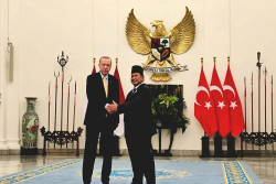 Prabowo Terima Kunjungan Presiden Turki Recep Tayyip Erdogan di Istana Bogor