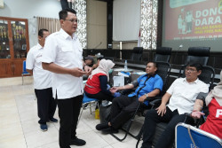 Hari Pers Nasional, PWI Sleman Gelar Donor Darah Berhadiah Sepeda Listrik