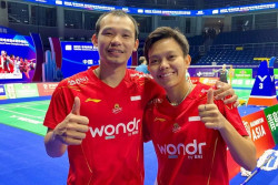 Djan Cedera, Indonesia Duetkan Rinov/Fadia Lawan China di Final BAMTC 2025