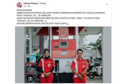 CEK FAKTA: Muncul Kabar Pertamina Bakal Gratiskan BBM Selama Dua Hari di Akhir Bulan