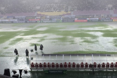 Penampakan Stadion Manahan Tergenang Air di Laga Final Liga 2, PSIM Sementara Unggul