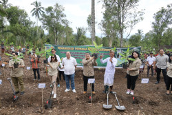 Wamen ATR/Waka BPN Tanam Pisang di Jembrana, Wujud Penataan Akses Tanah Ulayat Pertama di Indonesia