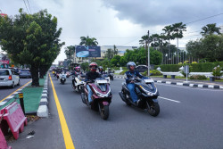 Komunitas PCX Ramaikan Gelaran Regional Public Launching New Honda PCX 160