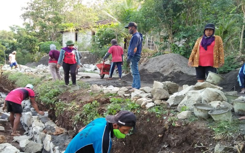 Padat Karya Mulai Digelar di Empat Lokasi Kabupaten Sleman