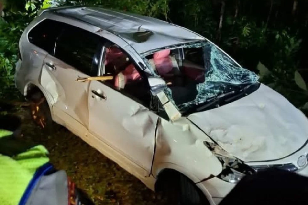 Sebuah Mobil Terperosok ke Jurang di Sedayu Bantul, 1 Orang Meninggal Dunia