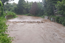 Banjir Melanda Wukirsari Imogiri Bantul Senin Siang Akibat Luapan Kali Celeng