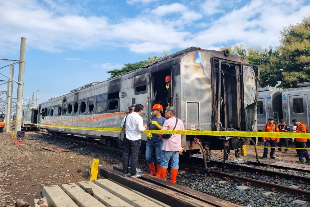 Penyebab Kebakaran 3 Gerbong Kereta Api di Stasiun Tugu Yogyakarta Masih Misterius