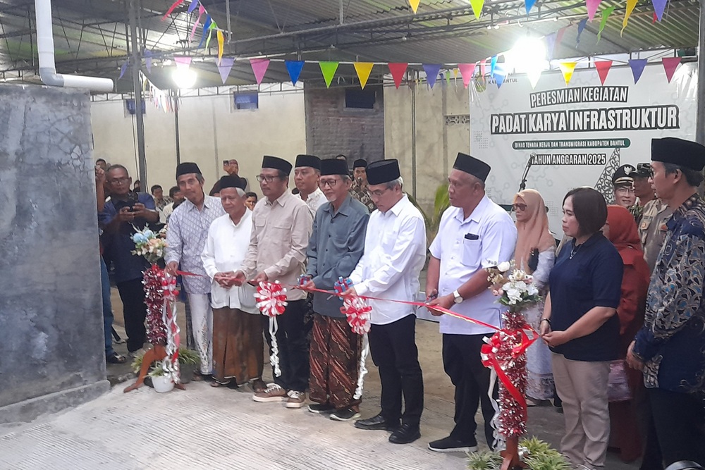 Pemkab Bantul Resmikan Program Padat Karya Infrastruktur 2025, Serap 5.070 Tenaga Kerja