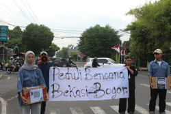 Banjir Jabodetabek, Mahasiswa Bogor dan Bekasi Galang Dana dari Jogja