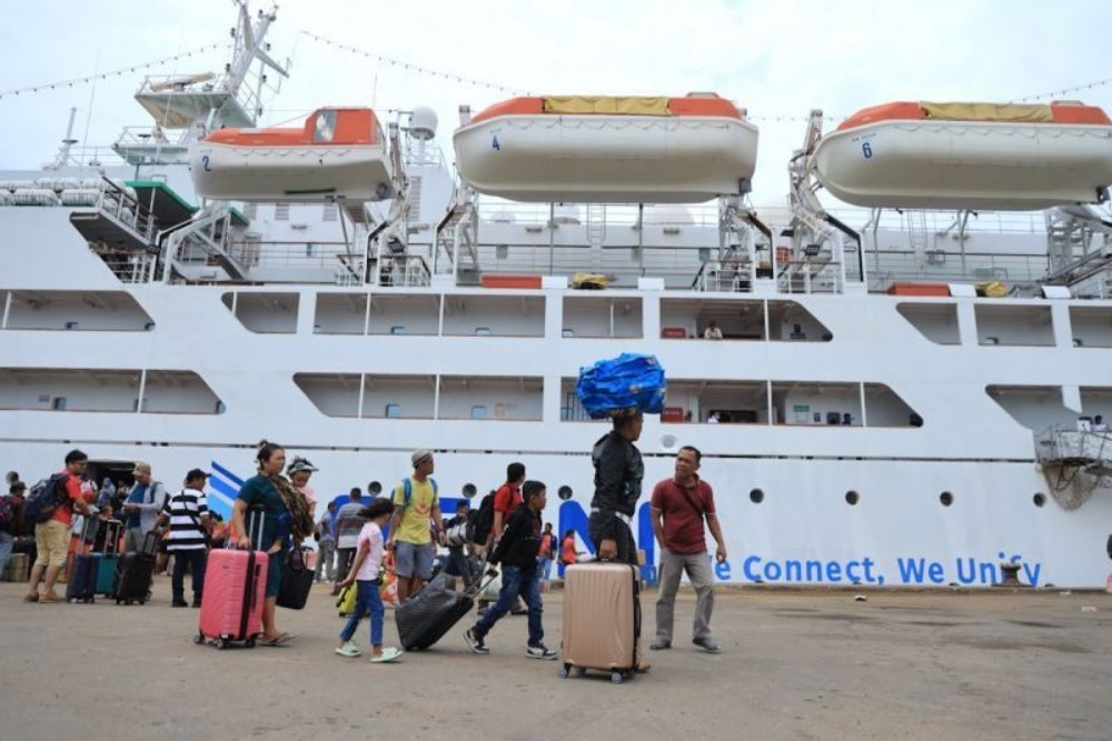 226.800 Pemudik Diangkut Pelni dalam Sepekan Terakhir, Rute Terpadat Batam-Belawan dan Balikpapan-Surabaya