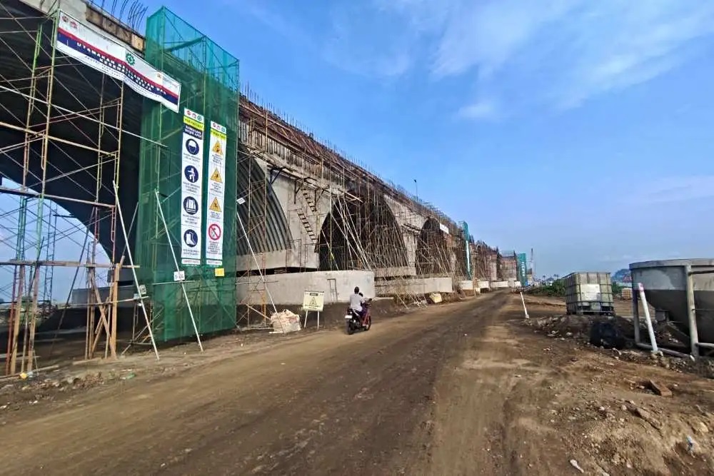 Progres Pembangunan Jembatan Pandansimo Capai 94 Persen, Lebaran Ini Belum Bisa Dilalui