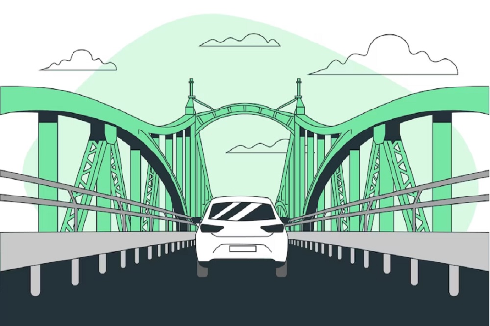 Jembatan Penghubung Antarkampung di  Klaten Ambrol