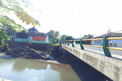 Normalisasi Talud Sungai Celeng Samping Polsek Imogiri Tunggu BBWSSO
