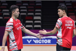 Ganda Putra Fajar/Rian Bawa Indonesia Unggul Atas Inggris di Grup D Piala Sudirman 2025
