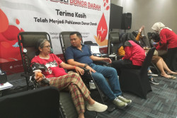 Gugah Semangat Kepedulian Sosial, Pangkoopsud III Tinjau Donor Darah di Paku Mas