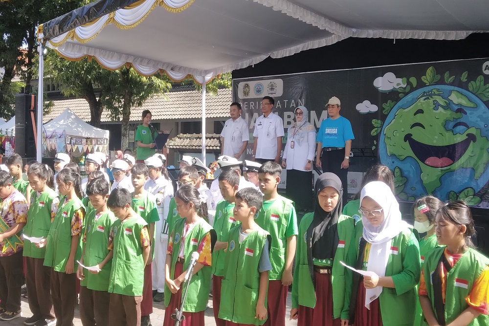 Peringati Hari Bumi, Sekolah di Jogja Deklarasikan Kampanye Bebas Sampah