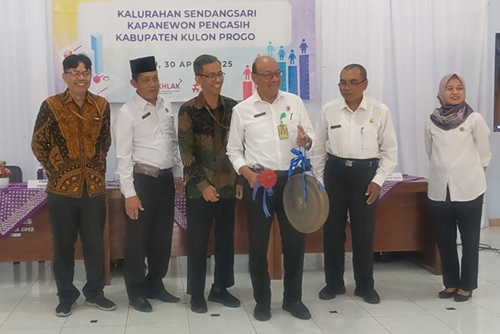 BPS Kulonprogo Sosialisasi dan Pencanangan Desa Cinta Statistik